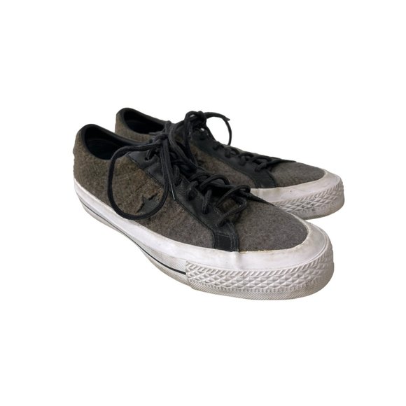 Converse One Star Woolrich Ox Lace-Up Sneakers Womens 7.5 Herbal Green Streetwea - Picture 1 of 8